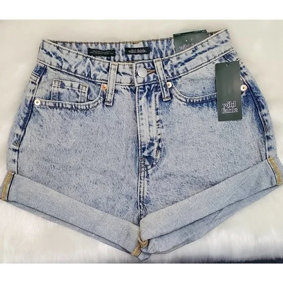 Wild Fabel Women's Super -High Rise Jeans Short Bundle !!! (NWT) - Picture 10 of 16
